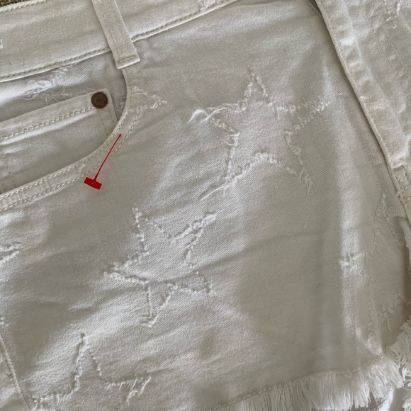 Stella McCartney White Denim Cut Off Ladies Shorts - Picture 9 of 12